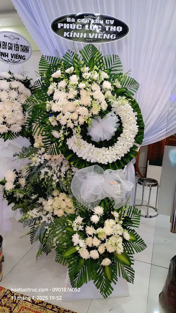 Hoa tang lễ quận 8 giao đường số 10 KDC Bình Hưng