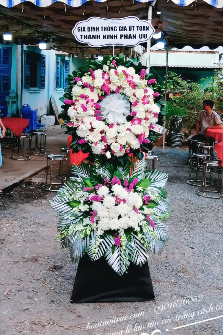 Giao hoa tang xã Bình Hưng Bình Chánh