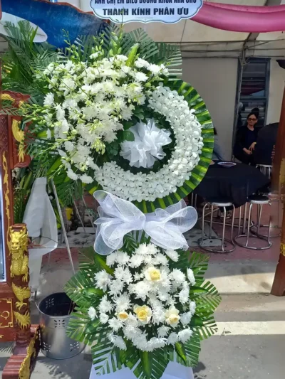 hoa tang lễ xã Hưng Long huyện Bình Chánh